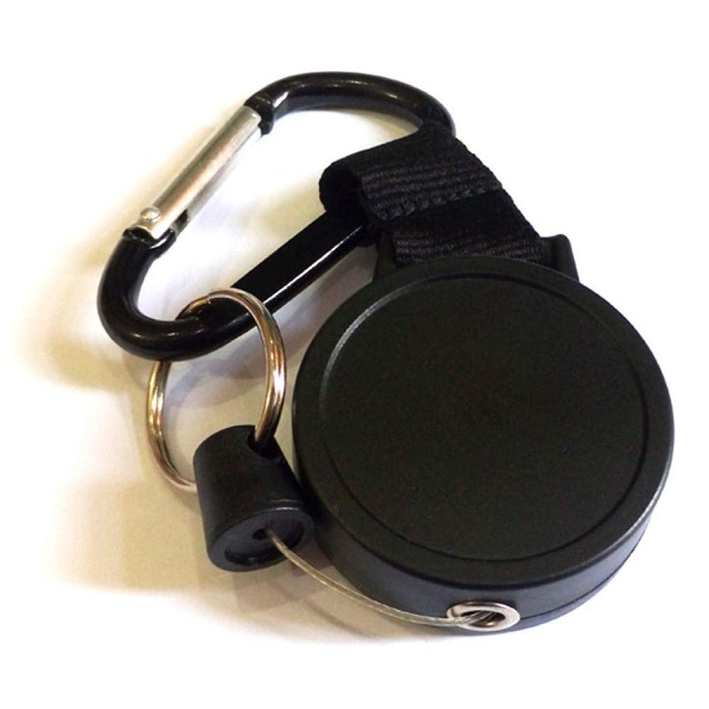 Onwon 2 Pieces Heavy Duty Retractable Key Chain with Swivel-Back Extractable 25 Inch Stainless Cable Great for Swipe ID Cards or USB Flash Drives - Image 3